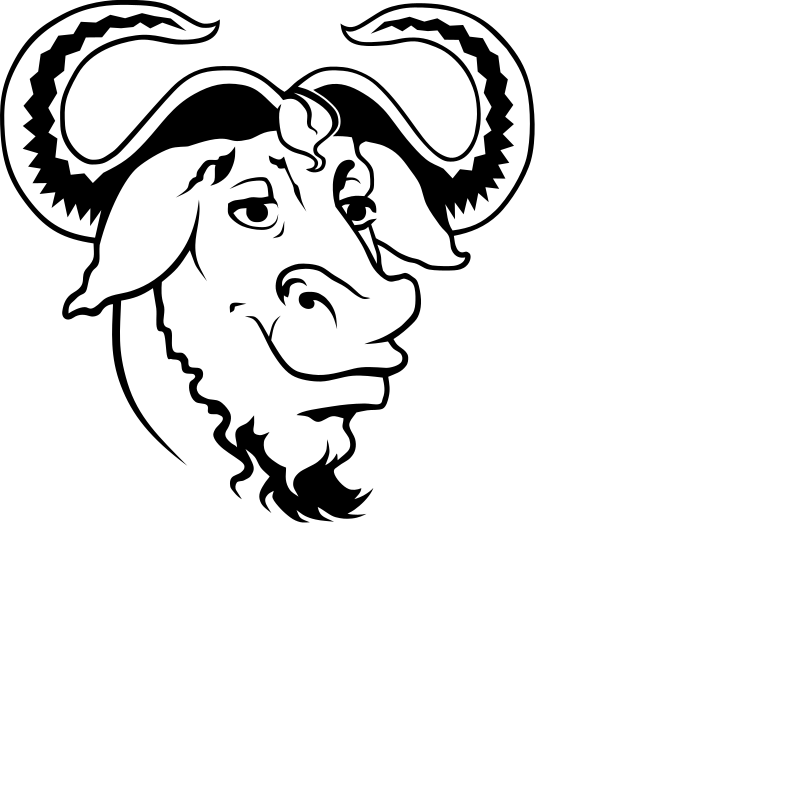 Gnu find. GNU logo. White GNU. Wget logo. Вгет.